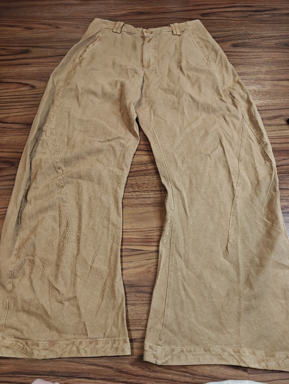 Free People Spotlight Washed Barrel Chino Trousers